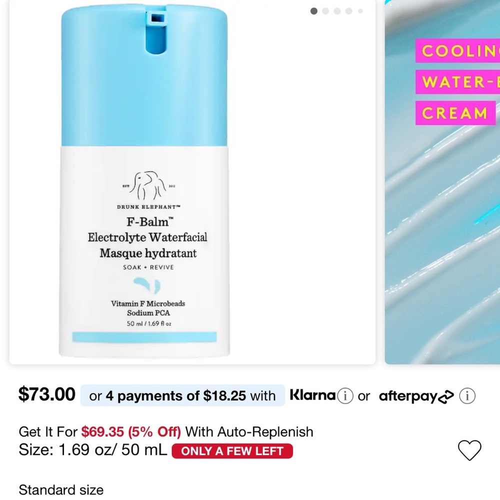 Drunk Elephant F-Balm Vitamin F Mask
